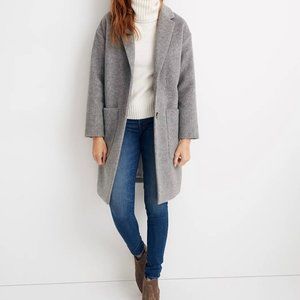 NWOT Madewell Elmcourt Coat Gray